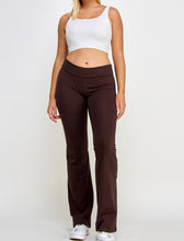 Load image into Gallery viewer, Cotton High Rise Flare Leggings
