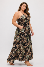 Load image into Gallery viewer, Tropical print maxi dress
