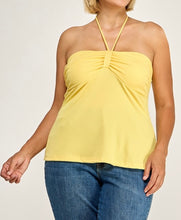 Load image into Gallery viewer, Ribbed Halter Tube Top
