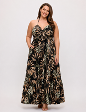 Load image into Gallery viewer, Tropical print maxi dress
