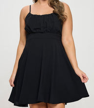 Load image into Gallery viewer, Solid smocked back dress
