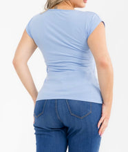 Load image into Gallery viewer, Soft stretch cap sleeve top
