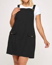 Load image into Gallery viewer, Corduroy overall dress

