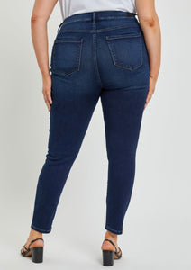 High Rise Ankle Skinny Jeans