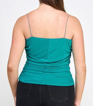 Load image into Gallery viewer, Mesh draped tank top
