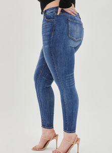 Mid rise skinny jeans