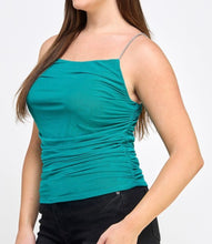 Load image into Gallery viewer, Mesh draped tank top
