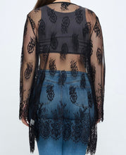 Load image into Gallery viewer, Sheer lace cardigan
