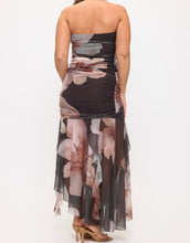 Load image into Gallery viewer, Floral Mesh Long Dress
