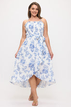 Load image into Gallery viewer, Floral print midi dress

