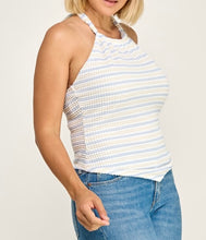 Load image into Gallery viewer, Textured Halter Knit Top
