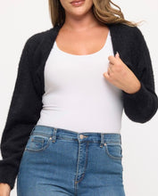 Load image into Gallery viewer, Fuzzy Bolero Cardigan
