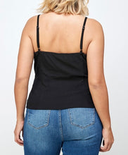Load image into Gallery viewer, Ruched Lace Up Corset Cami Top
