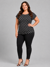Load image into Gallery viewer, Polka dot short sleeve top
