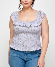 Load image into Gallery viewer, Floral Smocked Top
