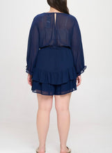 Load image into Gallery viewer, Long Sleeve Ruffled Romper
