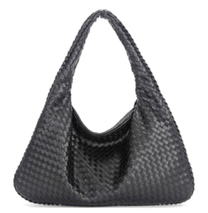 WOVEN BRAIDED HOBO BAG