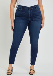 High Rise Ankle Skinny Jeans