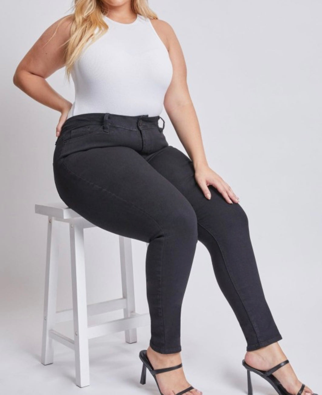 Essential high rise skinny jeans