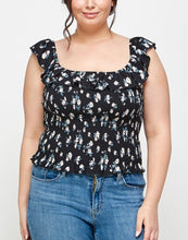 Load image into Gallery viewer, Floral Smocked Top
