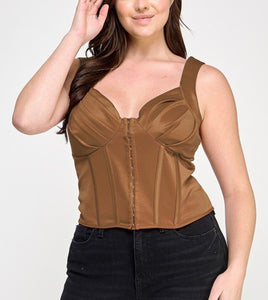 Sweetheart bustier top