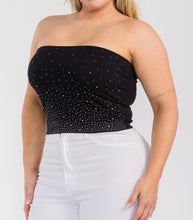 Load image into Gallery viewer, Rhinestone Seamless Tube Top
