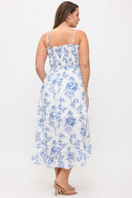 Load image into Gallery viewer, Floral print midi dress
