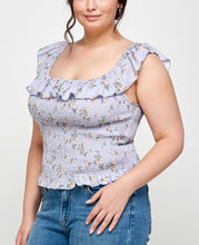 Load image into Gallery viewer, Floral Smocked Top
