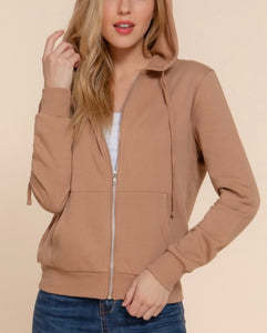 Fleece french terry hoodie