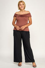 Load image into Gallery viewer, Off Shoulder Buckle Top

