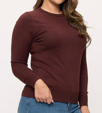 Load image into Gallery viewer, Crew neck knit top

