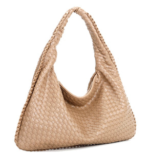 WOVEN BRAIDED HOBO BAG