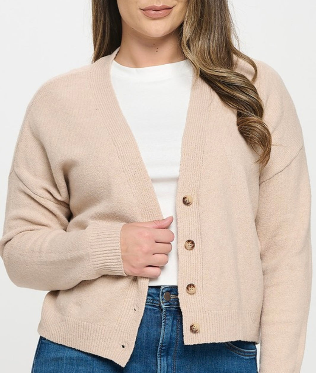 Button down sweater cardigan