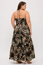 Load image into Gallery viewer, Tropical print maxi dress
