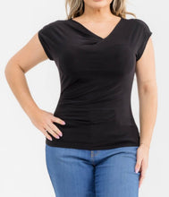 Load image into Gallery viewer, Soft stretch cap sleeve top
