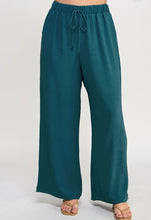 Load image into Gallery viewer, Woven wide leg pants
