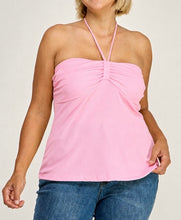 Load image into Gallery viewer, Ribbed Halter Tube Top

