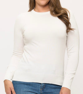 Crew neck knit top