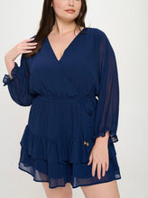 Load image into Gallery viewer, Long Sleeve Ruffled Romper
