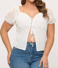 Load image into Gallery viewer, Solid front tie top
