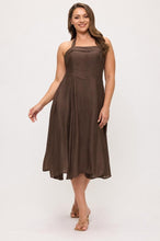 Load image into Gallery viewer, Solid Halter Neck Tie Dress
