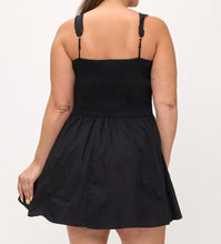 Load image into Gallery viewer, Poplin corset mini dress
