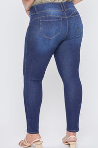 Mid rise skinny jeans