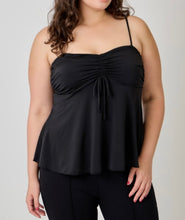 Load image into Gallery viewer, Ruched front cami top
