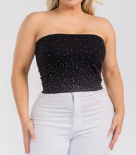 Load image into Gallery viewer, Rhinestone Seamless Tube Top
