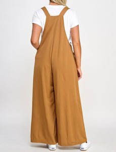 Wide leg casual jumpsuit