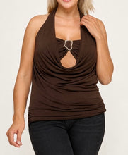 Load image into Gallery viewer, Halter Drape Top
