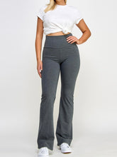 Load image into Gallery viewer, Cotton High Rise Flare Leggings
