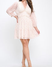 Load image into Gallery viewer, Floral print fit and flare mini dress

