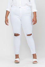 Load image into Gallery viewer, High Rise Distress Ankle Skinny Jeans
